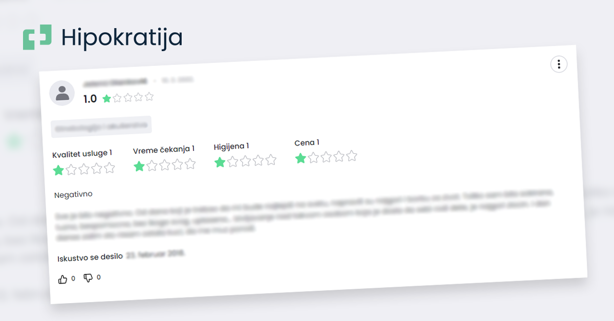 Kako odgovoriti na negativna iskustva pacijenata